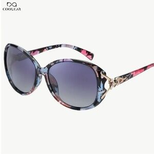 COOLEAR Sunglasses Women Polarized Oversized Big Glasses Glare Protection